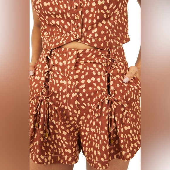 NWT Free People Bennett Crop Cotton Top & Shorts Set size 6 - Picture 5 of 9